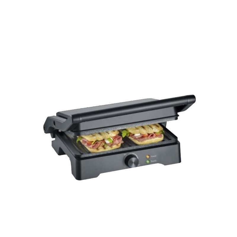 SEVERIN grill de contact/presse-panini KG 2391, noir, 1500 watts